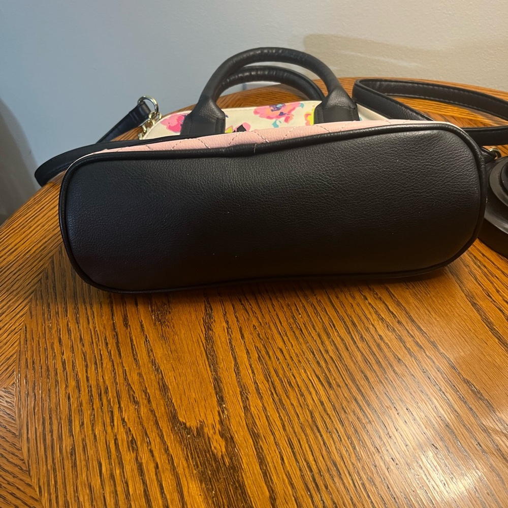Betsey Johnson Pink Crossbody Bag with Floral Accents - Picture 9 of 9
